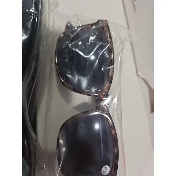 Square Frame Full Tinted Lenses Sun Reader Reading Sunglasses UV Protect HB8 - Picture 5 of 7